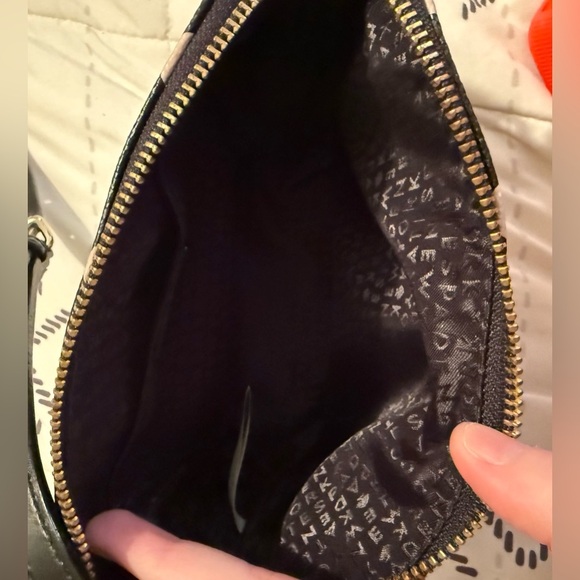 Kate Spade Black with Cream Polka Dots Crossbody - Picture 9 of 10